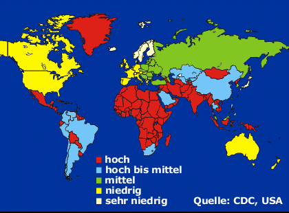 Durchseuchungsrate Hepatitis A