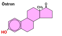 stron gehrt zu den sog. Steroidhormonen, die alle eine hnliche chemische Struktur mit 4 Kohlenstoffringen haben.